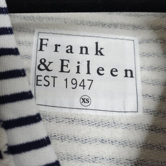 Frank & Eileen Lauren Navy French Stripe Triple Fleece Polo Mini Dress Size XS - Picture 4 of 11